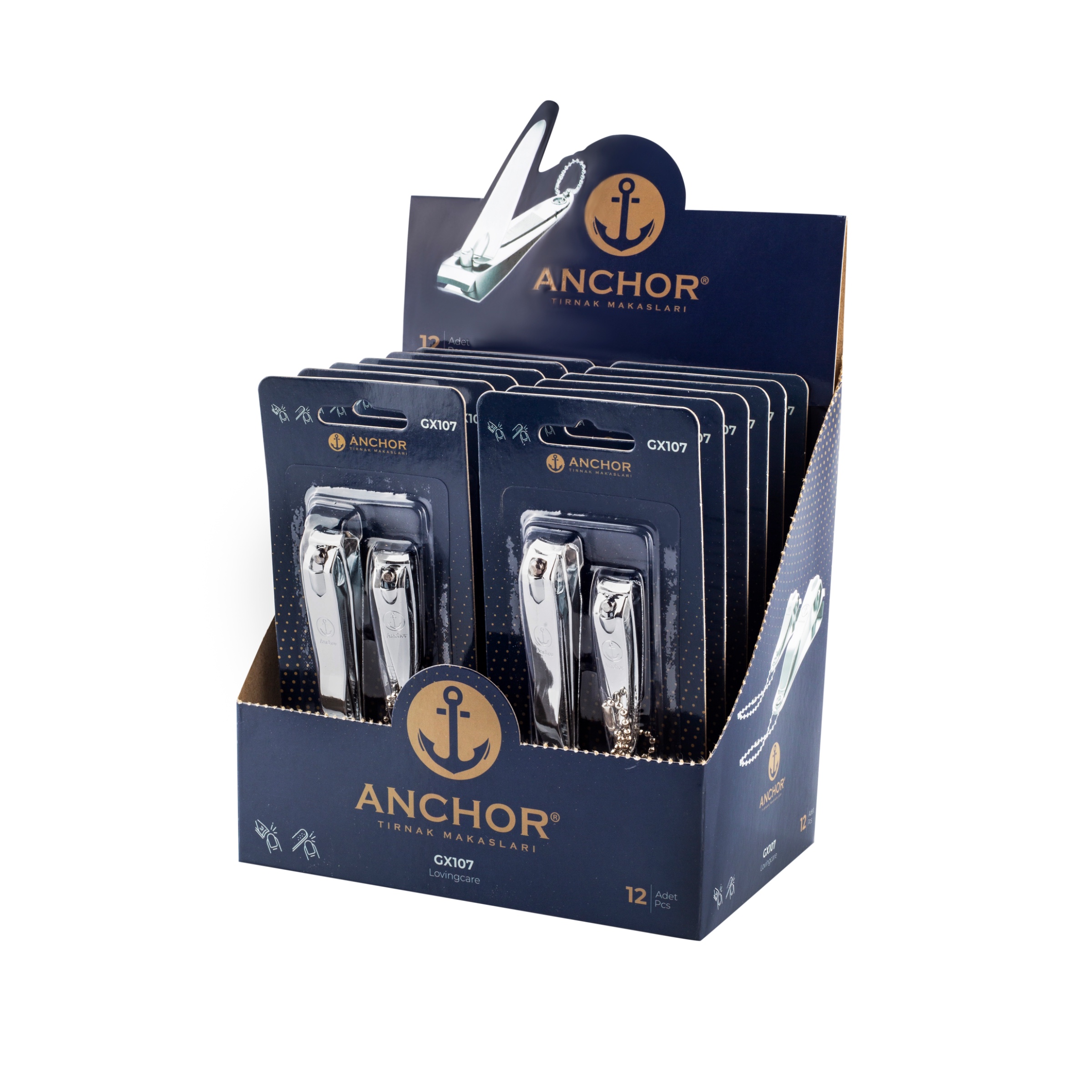 ANCHOR TIRNAK MAKASI İKİLİ *12