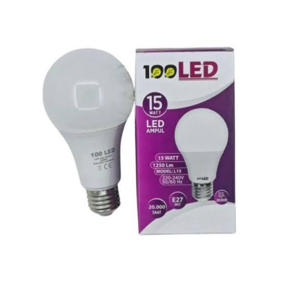 100LED 15W  WATT LED AMPUL *10
