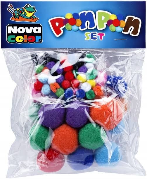 BRONS NOVA COLOR PONPON SETİ