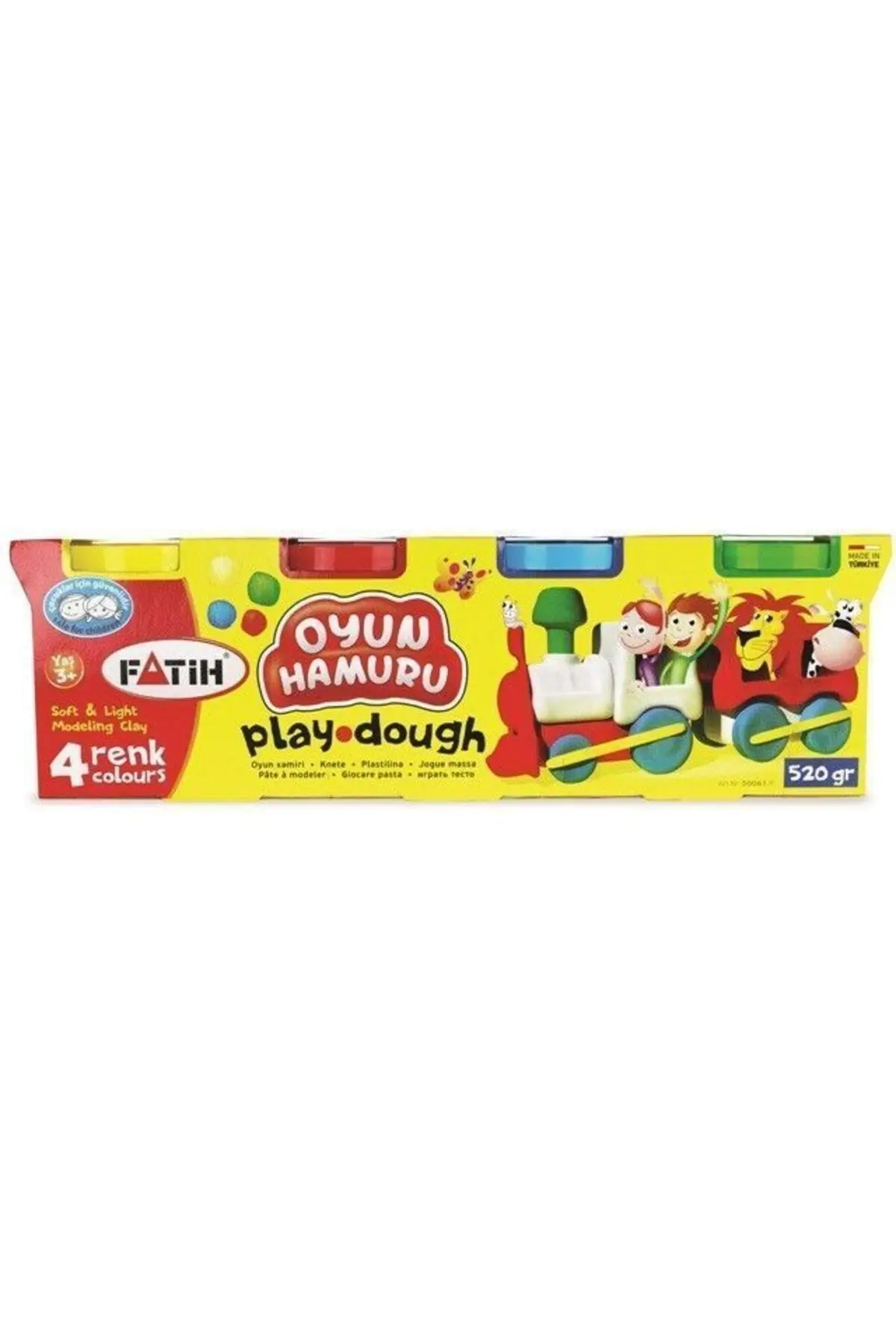 FATİH OYUN HAMURU 4 RENK 400GR *48