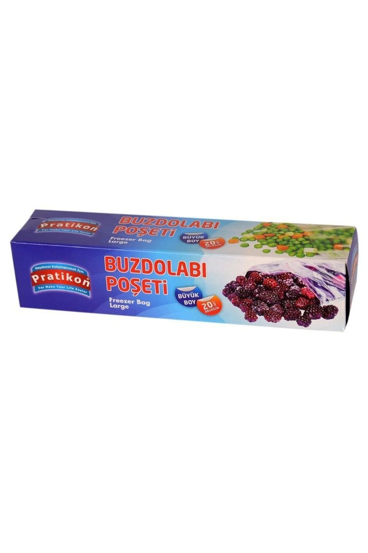 PRATİKON BUZDOLABI POŞET BÜYÜK *100
