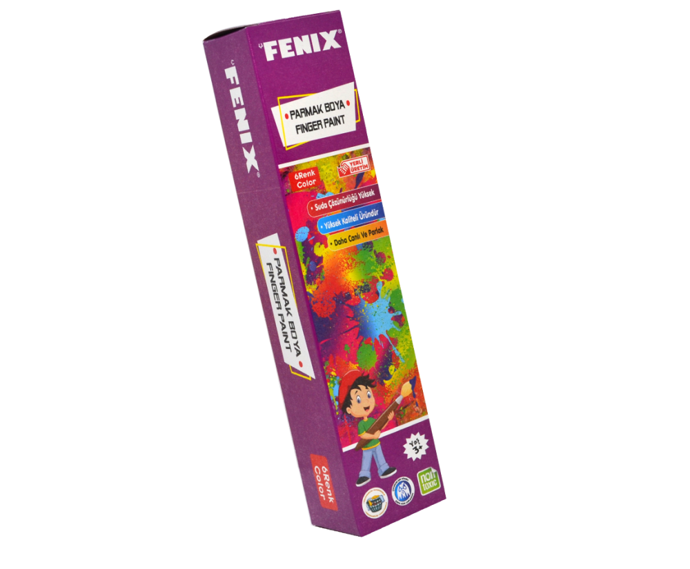 FENİX PARMAK BOYA 6 RENK 25ML