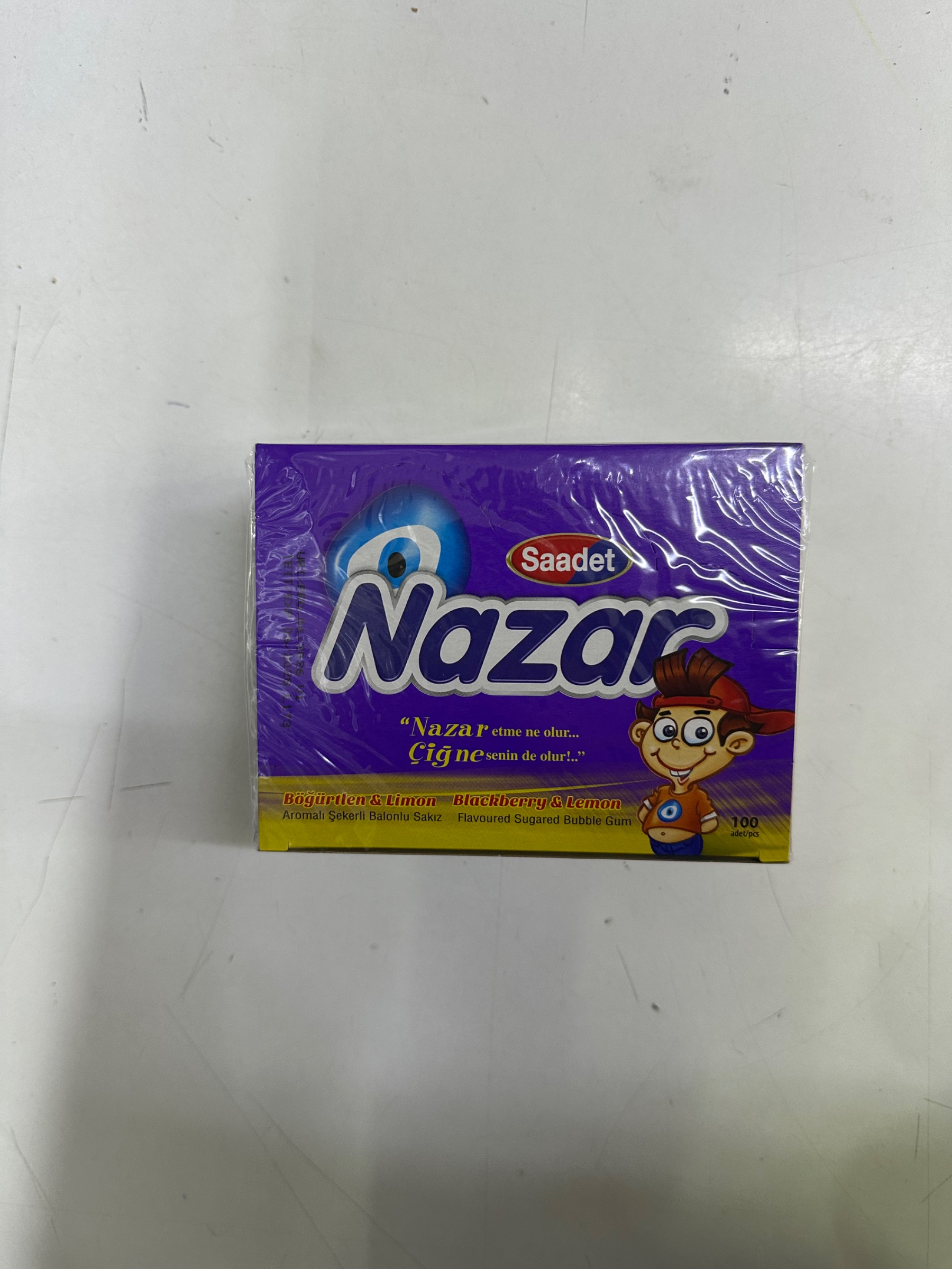 SAADET NAZAR KARİKATÜRLÜ BÖĞÜRTLEN SAKIZ *100