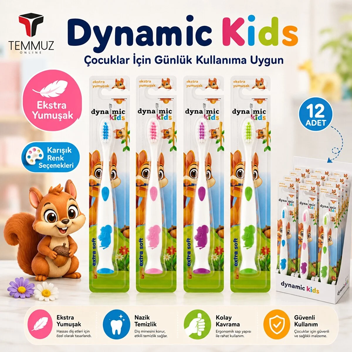 DYNAMİCK DİŞ FIRÇA ÇOCUK *12