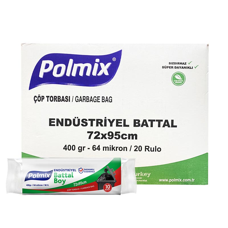 POLMİX END. BATTAL ÇÖP POŞET 400GR*20