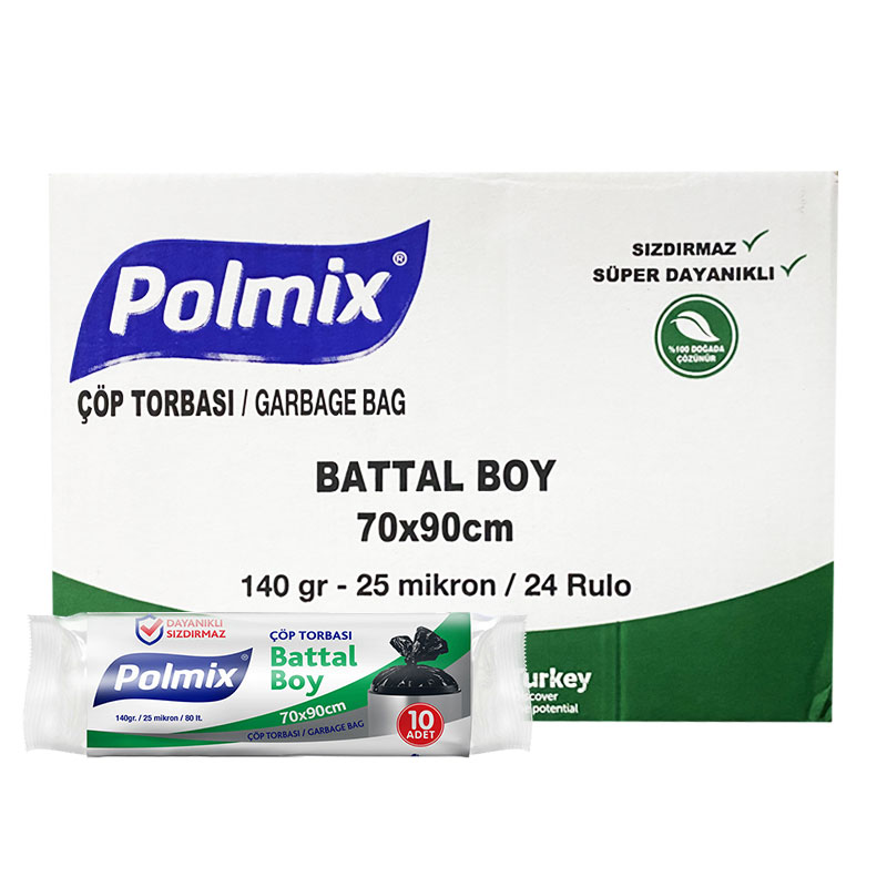 POLMİX BATTAL ÇÖP POŞET *24