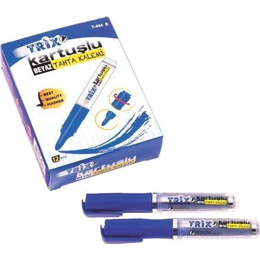 TRİX KARTUŞLU TAHTA KALEMİ MAVİ *12