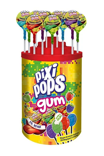 PİXİPOPS DİL BOYAYAN ŞEKER *100