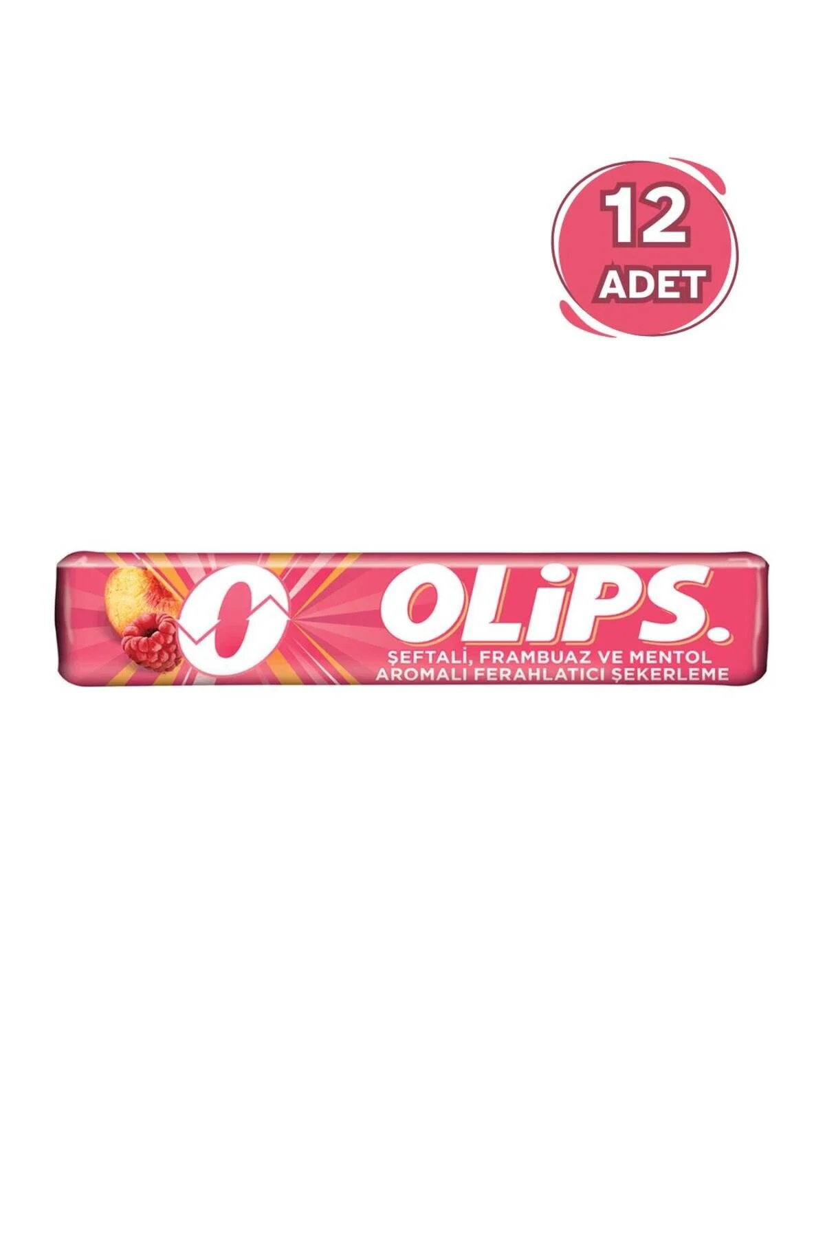 OLİPS ŞEKER ŞEFTALİ FRAMBUAZ *24