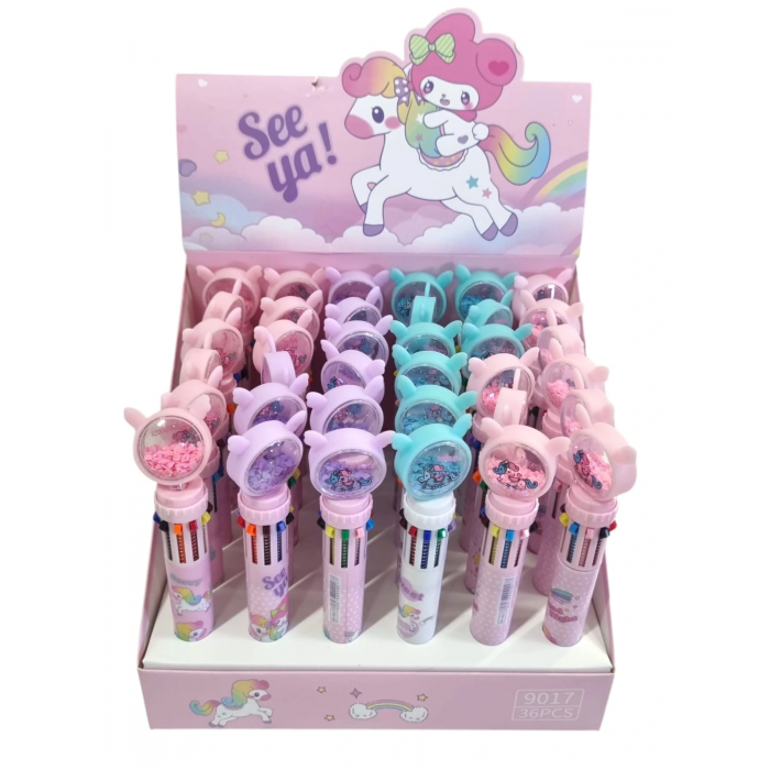 TGB 10 RENK TÜKENMEZ KALEM TGB-676 *36