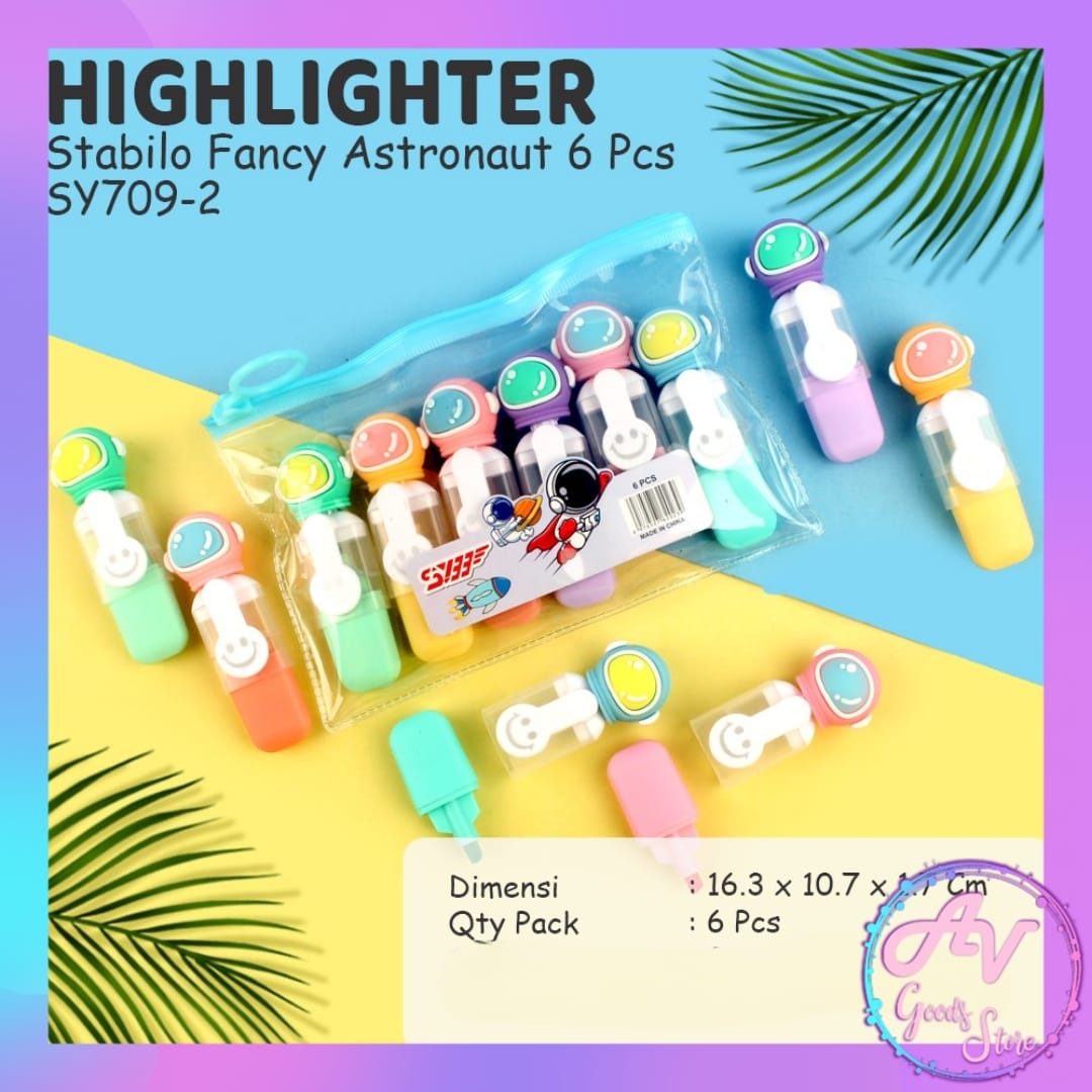 TGB SÜSLU İŞARETLEYİCİ KALEM SY-709 6LI *24