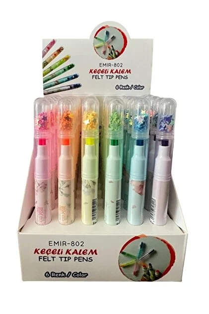 EMİR BASKILI PULLU KEÇELİ KALEM *36