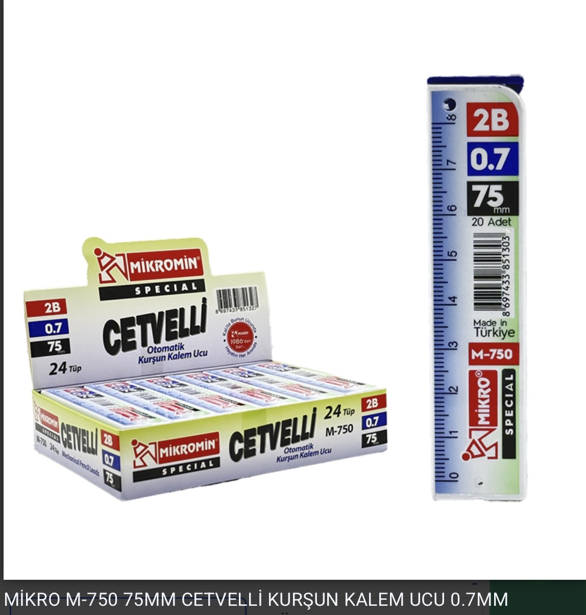 MİKRO M-750 75MM CETVELLİ UÇ *24