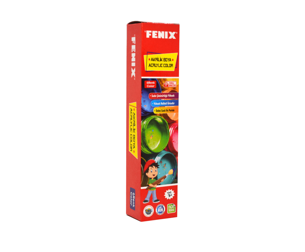 FENİX AKRLİK BOYA 6 RENK 25ML