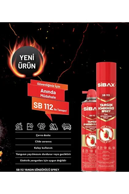 SİBAX YANGIN SÖNDÜRÜCÜ 600ML