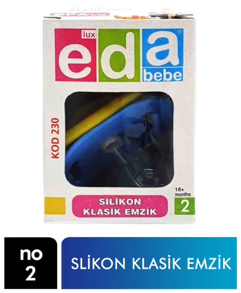 EDA BEBE SİLİKON KLASİK EMZİK NO2 *24