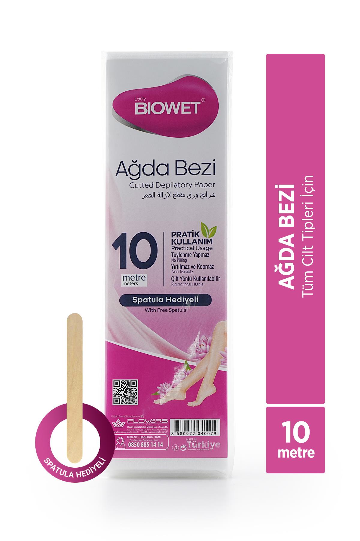 BIOWET DİLİMLİ AĞDA BEZİ 10MT*24