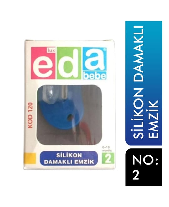 EDA BEBE SİLİKON DAMAKLI EMZİK NO2 *24