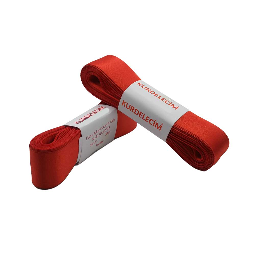 KURDELA KIRMIZI 30MM 10MT  *5