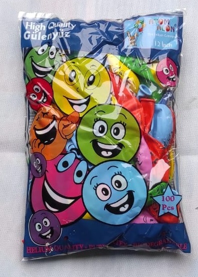 ATOM BALON GÜLENYÜZ 12'' *100
