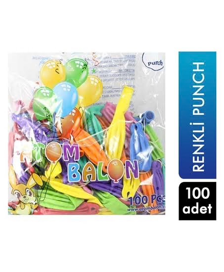 ATOM BALON İPLİ POŞET *100