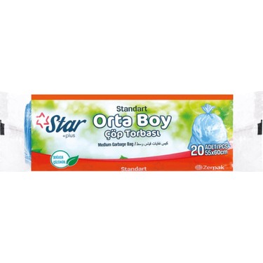 STAR ORTA ÇÖP POŞETİ  *50
