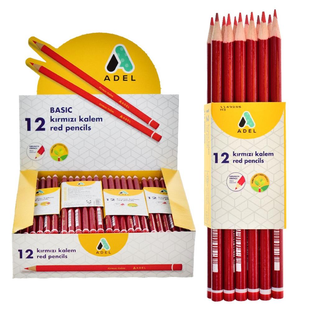 ADEL KIRMIZI KALEM *12