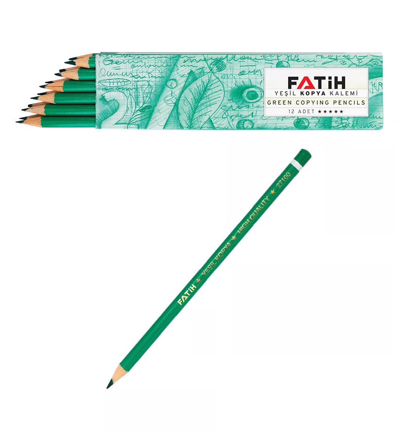 FATİH KOPYA KALEMİ YEŞİL *12