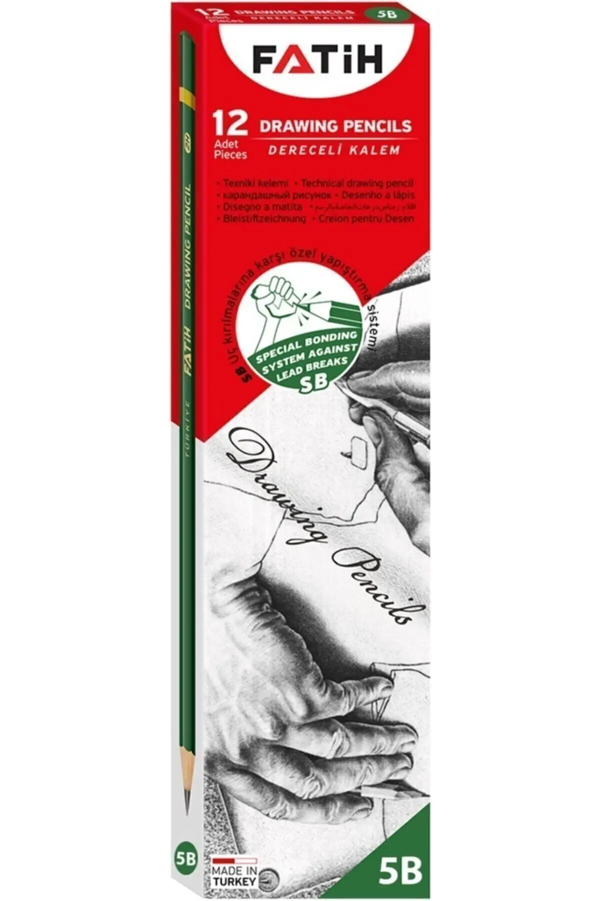 FATİH DERECELİ KALEM 5B *12