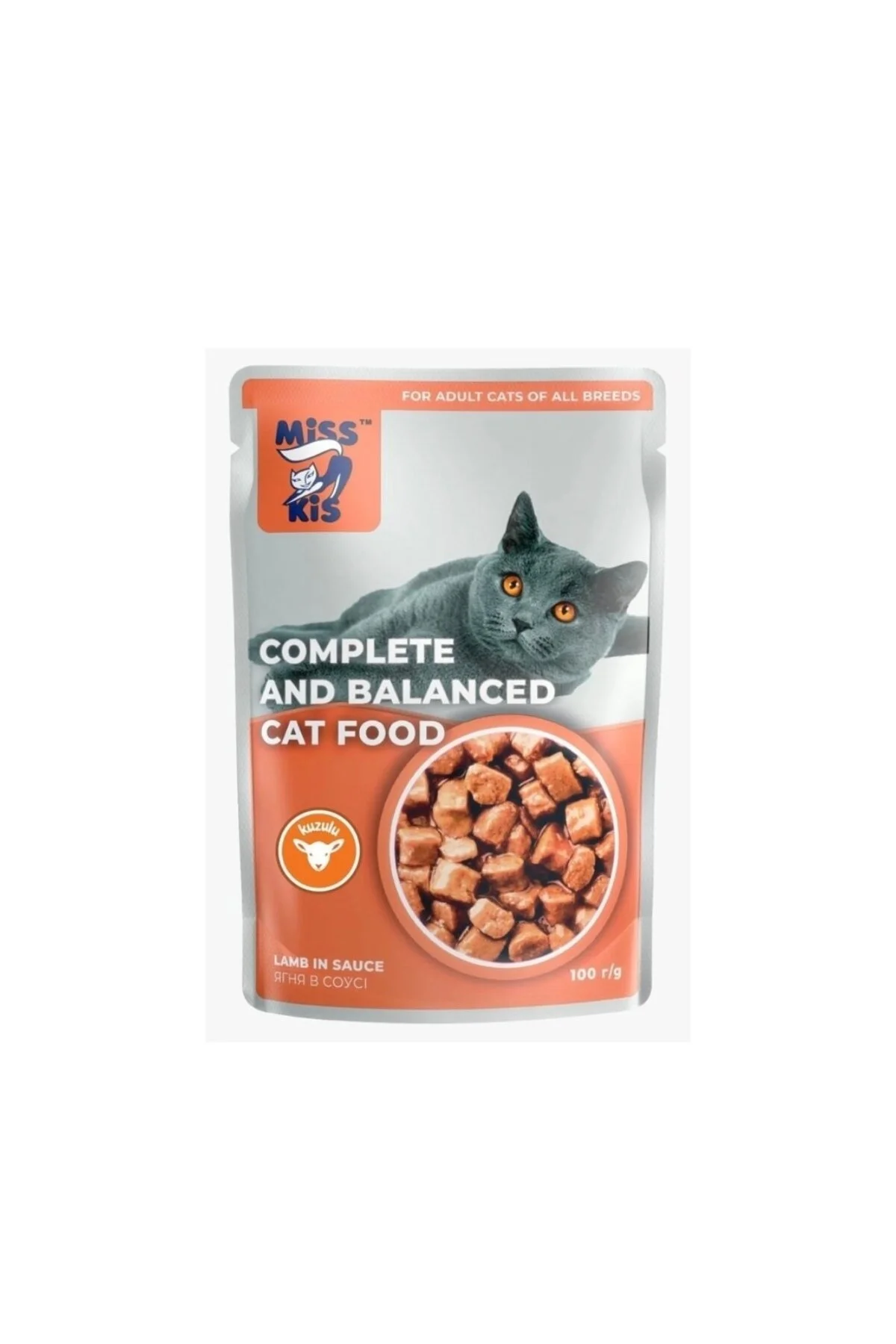 MİSS KİSS YAŞ KEDİ MAMASI 100GR  *24