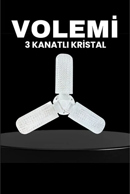VOLEMİ 45W 3 KANAT PERVANE LED AMPUL