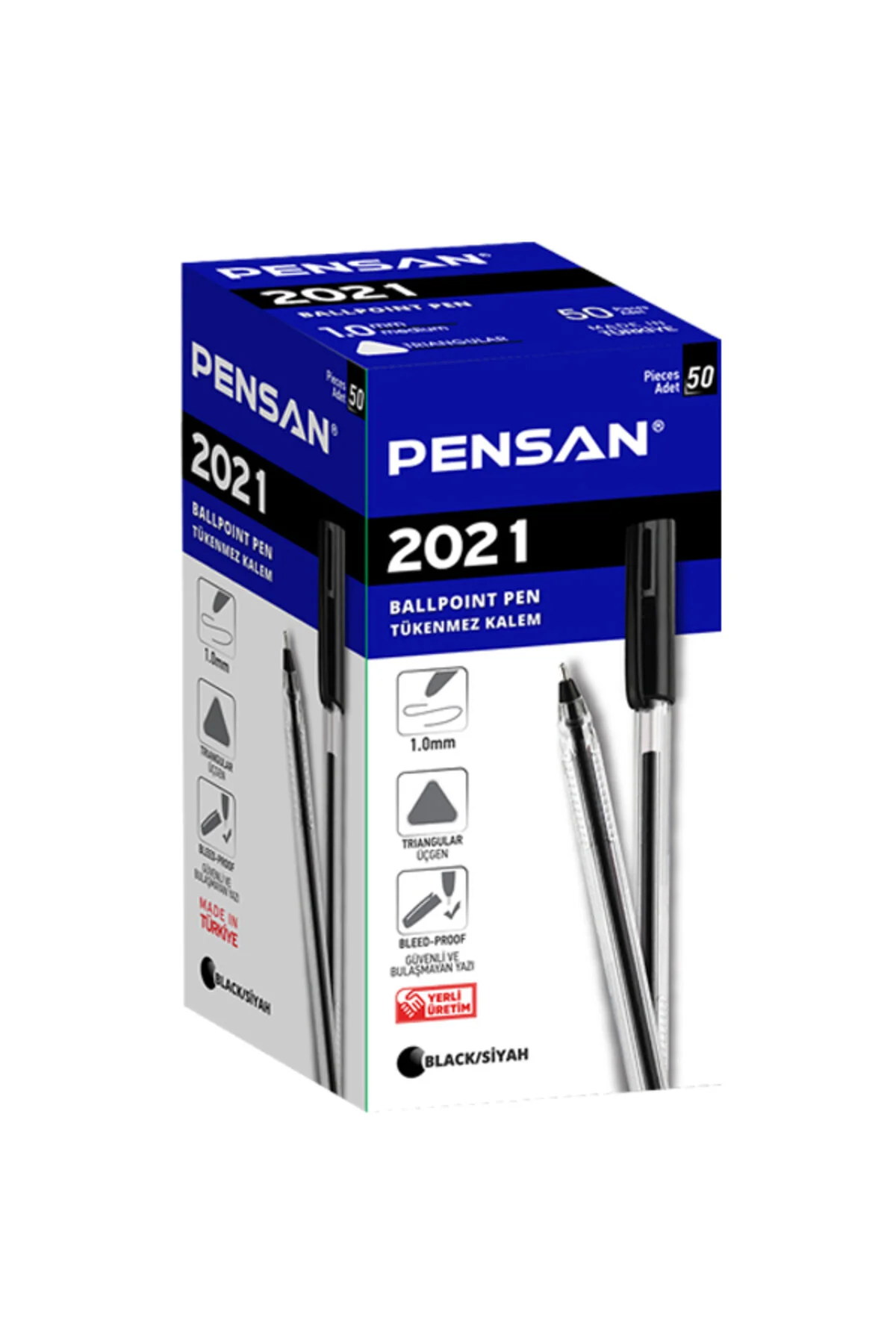 PENSAN TÜKENMEZ KALEM 2021 SİYAH *50